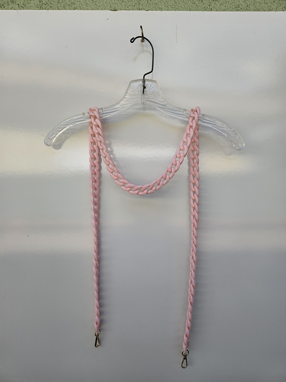 New Pink Chunky Chain Phone Lanyard